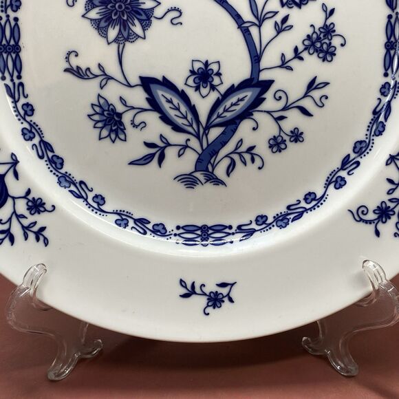 Christina Porcelain Dresden Classic Blue Rose 10" PLATE Seltmann Weiden Bavaria - Picture 4 of 11